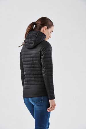 The Stormtech Womens Gravity Thermal Jacket is ultra lightweight, breathable and water repellent. Available in 4 colours.