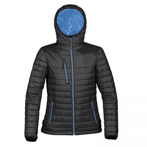 The Stormtech Womens Gravity Thermal Jacket is ultra lightweight, breathable and water repellent. Available in 4 colours.