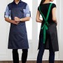 The Biz Collection Unisex Urban Bib Apron is made from 50% Cotton and 50% Polyester textured fabric.  Removal back straps.  Divided from Pocket.  Available in 4 colours.