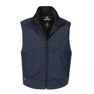 The Stormtech Mens Cirrus Bonded Vest is a 3 layer, polyester blend bonded vest with microfleece lining. Available in Black and Navy.