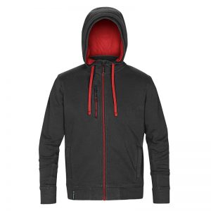 The Stormtech Mens Metro Full Zip Hoody is built with high density 400gm fleece. Contrast zip colours. 3 colours. Sizes S - 3XL.