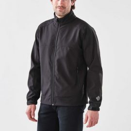 The Stormtech Mens Cirrus Bonded Jacket is a 94% polyester 6% Spandex bonded with 100% polyester microfleece & waterproof membrane.