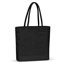 The Trends Collection Carrera Jute Tote Bag is a high fashion laminated natural jute tote bag with padded cotton handles.  4 colours.  Great branded bags