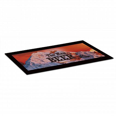 The Trends Collection Small Counter Mat is ideal for POS advertising.  Perfect for bars and restaurants.  Great branded hospitality promotional products.