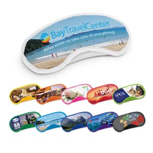 The Trends Collection Full Colour Eye Mask is ideal for use on planes when travelling.  Full colour print.  11 colours. Great branded travel promotional products.