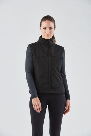 image_5 The Stormtech Womens Cirrus Bonded Vest is a 3 layer, polyester blend bonded vest with microfleece lining. Available in Black and Navy.