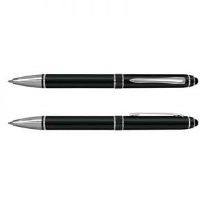 The Trends Antares Stylus Pen is a twist action aluminium ball pen with stylus for touch screens. 3 colours. Great branded promotional pen product.