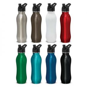 The Trends Atlanta Eco Safe Bottle is a 700ml food grade stainless steel drink bottle.  3 lid styles.  8 colours.  Great branded drink bottle & promo product.