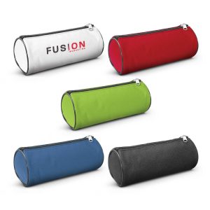 The Trends Radius Pencil Case is a large round pencil case.  5 colours.  Great branded pencil case & school promotional products.