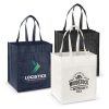 The Trends Mega Tote Shopping Bag is a rugged XL tote bag.  3 colours available.  Great branded tote bags & retail promotional products.