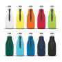 The Trends Collection Bottle Buddy is a zip up wetsuit style stubby holder which fits most stubby bottles.  10 colours.  Great branded stubby holder promo products.