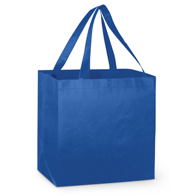 The Trends Collection City Shopper Tote Bag is a large reusable tote bag without a reinforced base board which offers an affordable price point and is ideal for carrying bulky items and groceries. It is manufactured from 80gsm eco-friendly non-woven material which can be recycled.