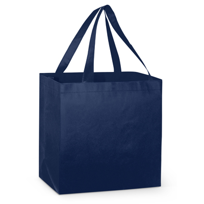 The Trends Collection City Shopper Tote Bag is a large reusable tote bag without a reinforced base board which offers an affordable price point and is ideal for carrying bulky items and groceries. It is manufactured from 80gsm eco-friendly non-woven material which can be recycled.