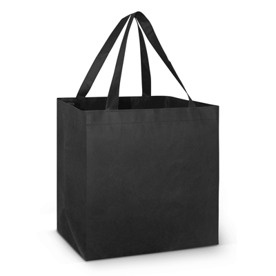 The Trends Collection City Shopper Tote Bag is a large reusable tote bag without a reinforced base board which offers an affordable price point and is ideal for carrying bulky items and groceries. It is manufactured from 80gsm eco-friendly non-woven material which can be recycled.
