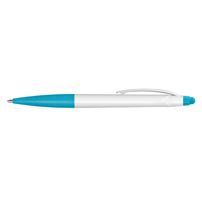 The TRENDS Spark Stylus Pen White Barrel is a twist action plastic ball pen with stylus. 7 colours. Great branded pen options from TRENDS.
