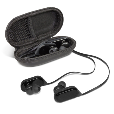 The Trends Collection Sport Bluetooth Earbuds are bluetooth earbuds produce 5 hours of hi definition stereo sound. Black. Great branded bluetooth earbuds.