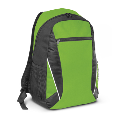 The TRENDS Navara Backpack is a large single compartment backpack. 7 colours. Print or embroidery available. Click here to see other backpacks