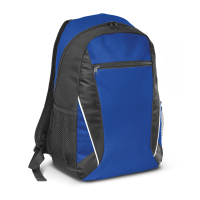 The TRENDS Navara Backpack is a large single compartment backpack. 7 colours. Print or embroidery available. Click here to see other backpacks