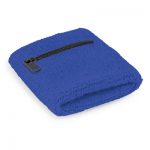 The Trends Wrist Sweat Band with Pocket is a stretchy towelling wrist sweat band.  80% cotton.  Embroidered.  12 colours. Great branded sports promotional products.