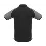 p10112 Biz Collection Mens Nitro Polo Black Grey White Back