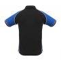 p10112 Biz Collection Mens Nitro Polo Black Royal White Back