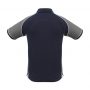 p10112 Biz Collection Mens Nitro Polo Navy Grey White Back