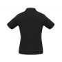 p112ls Biz Collection Ladies Ice Polo Black Back