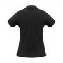 p2125 Biz Collection Ladies Neon Polo Black Back