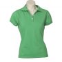 p2125 Biz Collection Ladies Neon Polo Green Front