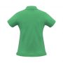 p2125 Biz Collection Ladies Neon Polo Green Back