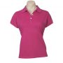 p2125 Biz Collection Ladies Neon Polo Magenta Front