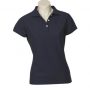 p2125 Biz Collection Ladies Neon Polo Navy Front