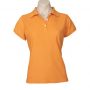 p2125 Biz Collection Ladies Neon Polo orange Front