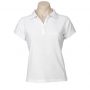 p2125 Biz Collection Ladies Neon Polo White Front
