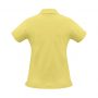 p2125 Biz Collection Ladies Neon Polo Yellow Back
