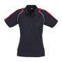 p225ls Biz Collection Ladies Triton Polo Navy Red White Front
