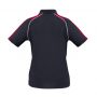 p225ls Biz Collection Ladies Triton Polo Navy Red White Back