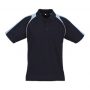 p225ms Biz Collection Mens Triton Polo Navy Springblue White Front