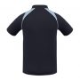 p225ms Biz Collection Mens Triton Polo Navy Spring Blue white Back