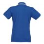 p227ls Biz Collection Ladies Cambridge Polo Royal White White Back