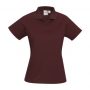 p300ls Biz Collection Ladies Sprint Polo Maroon