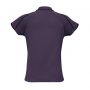 p303ls Biz Collection Ladies Blade Polo Grape Black Back