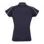 p303ls Biz Collection Ladies Blade Polo Navy White Back