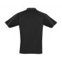 p303ms Biz Collection Mens Blade Polo Black Silver Back