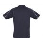 p303ms Biz Collection Mens Blade Polo Navy White Back