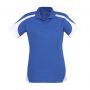 p401ls Biz Collection Ladies Talon Polo Royal/White – Promotrenz