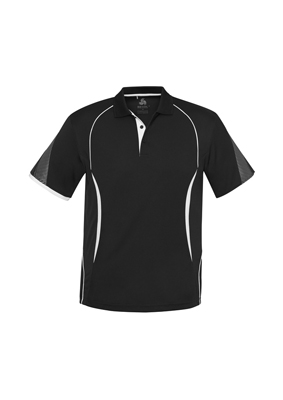 The Biz Collection Mens Razor Polo Shirt is made from 100% Biz Cool Polyester. Contrast panels and piping. 14 colour combos. Great branded polos & sportswear.