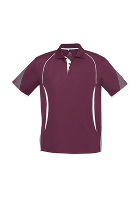 The Biz Collection Mens Razor Polo Shirt is made from 100% Biz Cool Polyester. Contrast panels and piping. 14 colour combos. Great branded polos & sportswear.