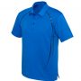 p604ms Biz Collection Cyber Polo Royal Silver Front