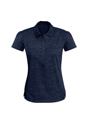 The Biz Collection Ladies Coast Polo is a 100% cotton heathered jersey knit.  4 colours - Grey, Red & 2 Blues.  Great branded polo shirts - printed or embroidered.